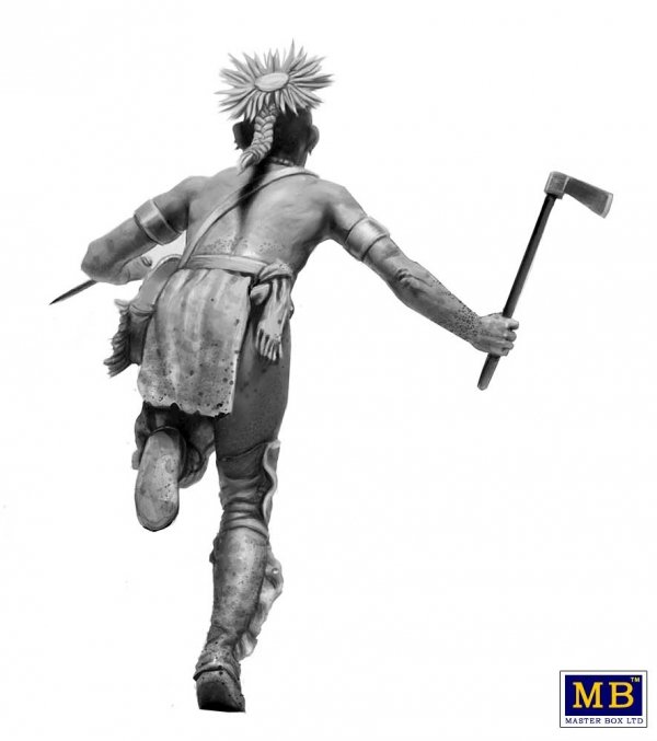Master Box 35234 The Mohicans. Indian Wars Series, the XVIII century. Kit No 6 1/35