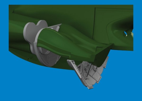 Eduard 6481097 P-40E radiators upgrade set PRINT EDUARD 1/48