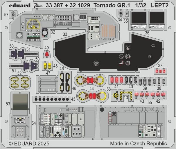 Eduard 321029 Tornado GR.1 interior for ITALERI 1/32
