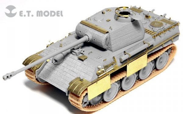 E.T. Model E72-009 WWII German Panther G For DRAGON Kit 1/72