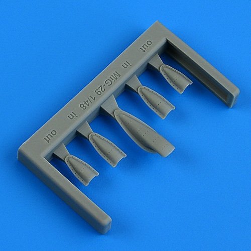 Quickboost QB49197 MiG-29 Fulcrum air intakes (for GHW) 1/48