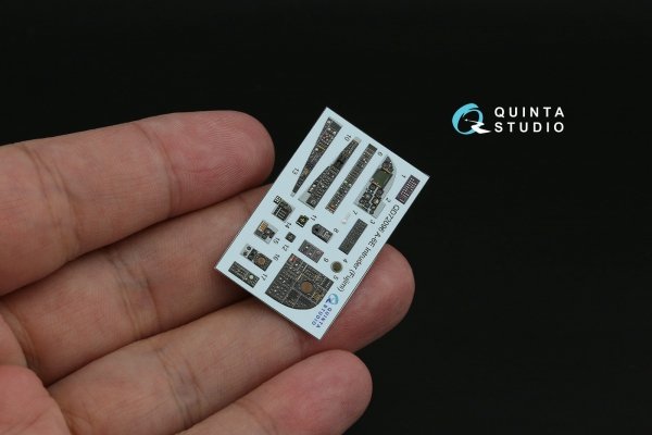 Quinta Studio QD72096 A-6E Intruder 3D-Printed &amp; coloured Interior on decal paper (Fujimi) 1/72