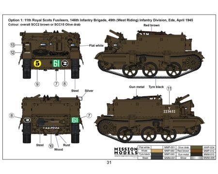 Gecko Models 16GM0016 Universal Carrier Mk.II 1/16
