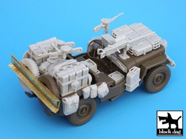 Black Dog T35014 British SAS Jeep Africa for TamiyaItaleri 1/35