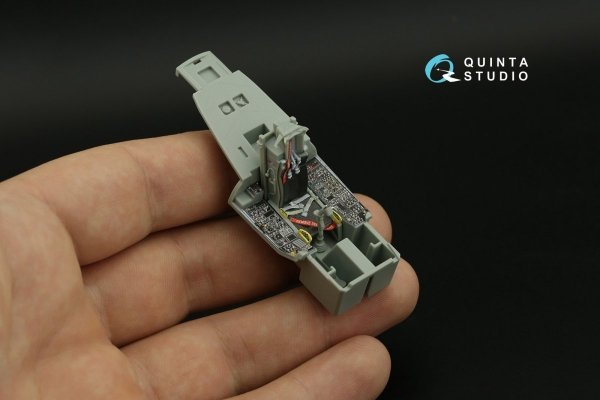 Quinta Studio QD48323 A-10C 3D-Printed &amp; coloured Interior on decal paper (Academy) 1/48
