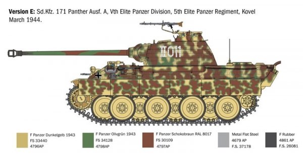 Italeri 0270 SD.KFZ. 171 PANTHER AUSF. A 1/35