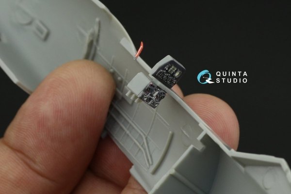 Quinta Studio QD48185 Me 262B-1a/U1 3D-Printed &amp; coloured Interior on decal paper (for Dragon ) 1/48