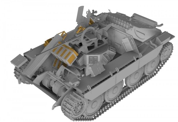 Thunder Model 35105B Bergepanzer Hetzer with 2cm Flak Late production BONUS Edition 1/35