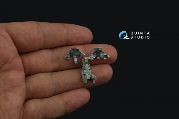 Quinta Studio QD72085 F-14B 3D-Printed &amp; coloured Interior on decal paper (Academy) 1/72