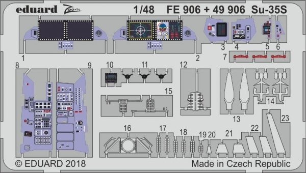 Eduard FE906 Su-35S GREAT WALL HOBBY 1/48