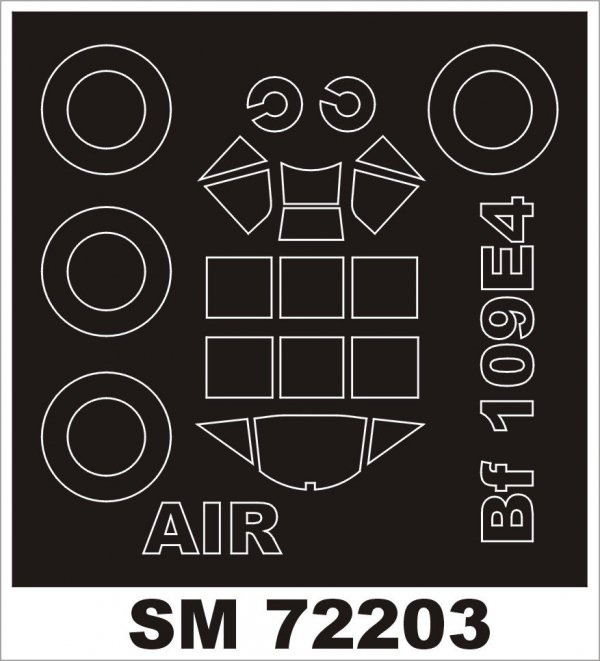 Montex SM72203 Bf 109E-4 AIRFIX