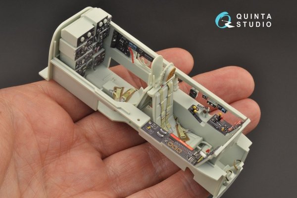 Quinta Studio QD32093 He 219 3D-Printed &amp; coloured Interior on decal paper ( Revell ) 1/32