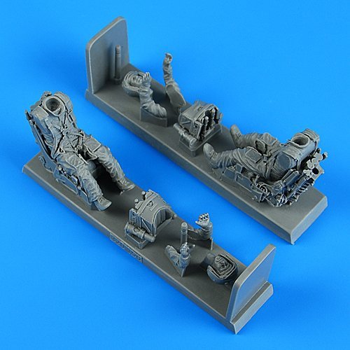 Aerobonus 320156 Soviet Pilot and Trainer Pilot with ej. seat for Su-25UB for Trumpeter 1/32