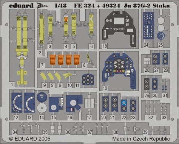 Eduard FE324 Ju 87G-2 Stuka 1/48 Hasegawa