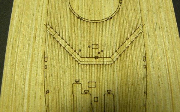 Pontos 35027WD1 HMS Warspite Wooden Deck set 1943 (1:350)