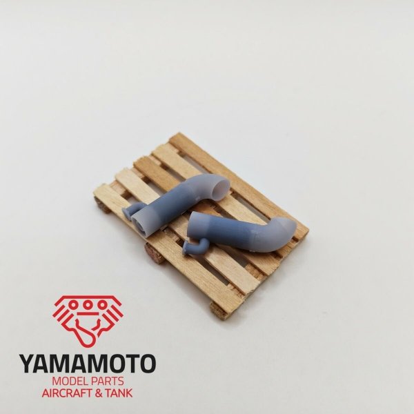 Yamamoto YMP3503 Zestaw tłumików Flammvernichter do Tiger II/E-50/E-75 Typ 2 1/35