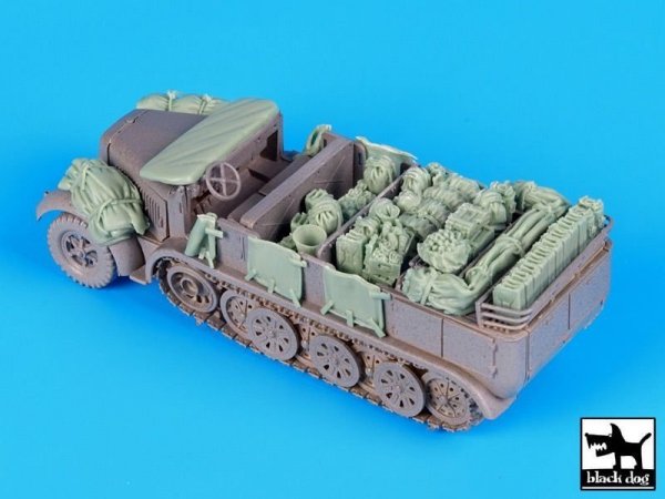 Black Dog T72078 Sd.Kfz 7 accessories set for Revell 1/72