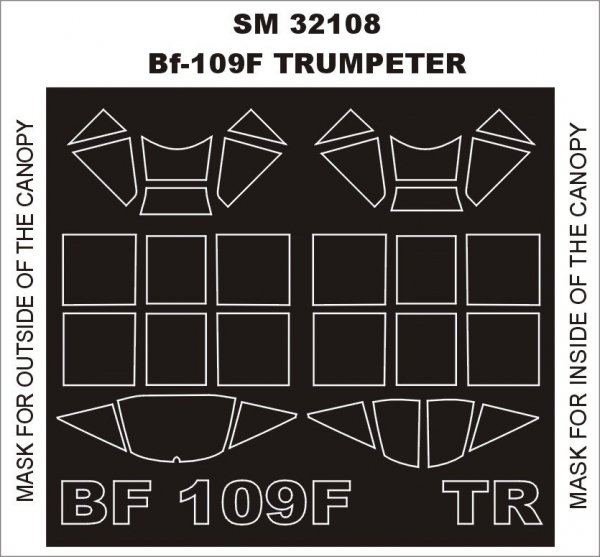 Montex SM32108 Bf-109F TRUMPETER