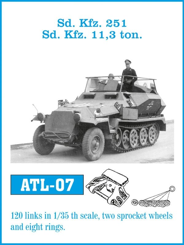 Friulmodel ATL-007 Sd. Kfz. 251 HALFTRACK 1/35