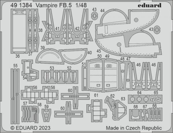 Eduard 491384 Vampire FB.5 Airfix 1/48