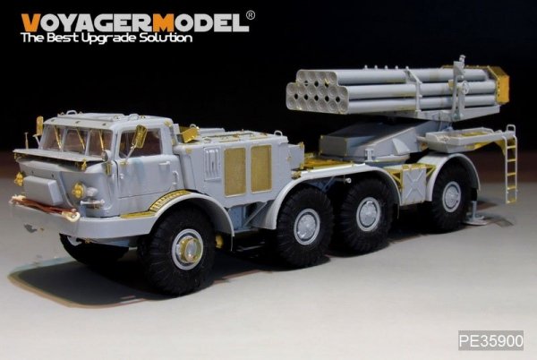 Voyager Model PE35900 Modern Russian 9P140 TEL of 9K57 Uragan(BM-27) MLRS Basic For TRUMPETER 1/35