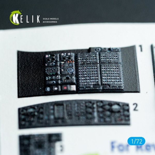 Kelik K72211 CH-54A Tarhe - interior 3D decals for Revell kit (1/72)