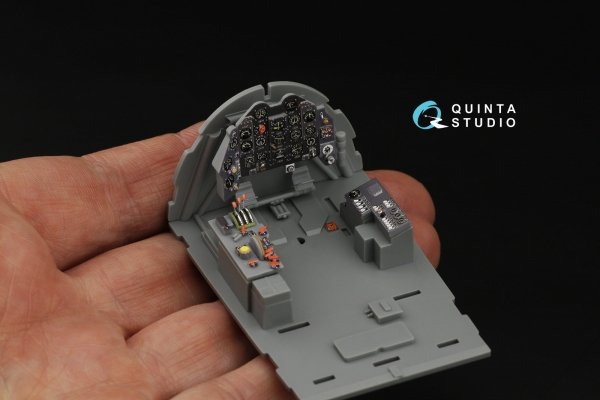 Quinta Studio QD32245 N1K2-J Shidenkai 3D-Printed &amp; coloured Interior on decal paper (Hasegawa) 1/32