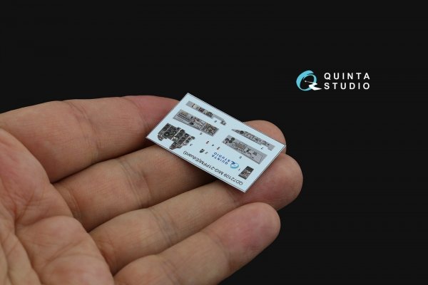 Quinta Studio QD72109 MiG-21PFM Gray panels 3D-Printed &amp; coloured Interior on decal paper (Eduard) 1/72
