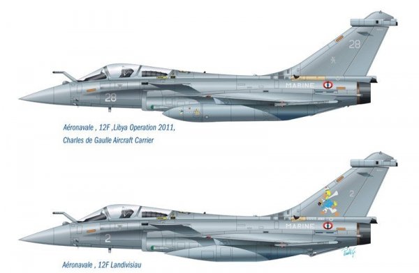 Italeri 1319 Rafale M Operations Exterieures 2011 (1:72)