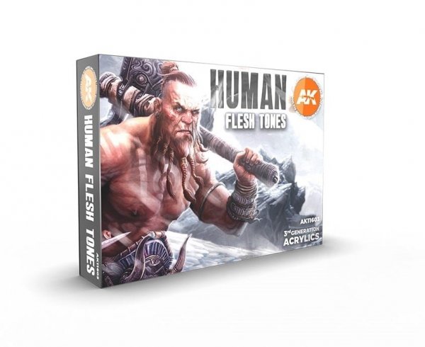 AK Interactive AK11603 3G HUMAN FLESH TONES