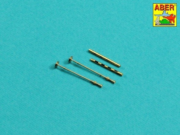 Aber A32019 Set of 2 barrels for British Browning .303 aircraft machine guns with flash hiders 1/32