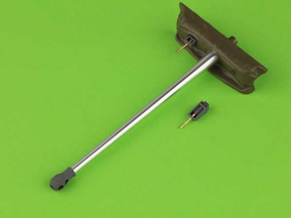 Master GM-35-047 A34 Comet - 77mm HV gun barrel &amp; Besa MG barrels with resin mounts (for Tamiya kit) 1/35