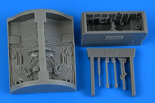 Aires 4881 TF-104 Starfighter wheel bay for Hasegawa 1/48