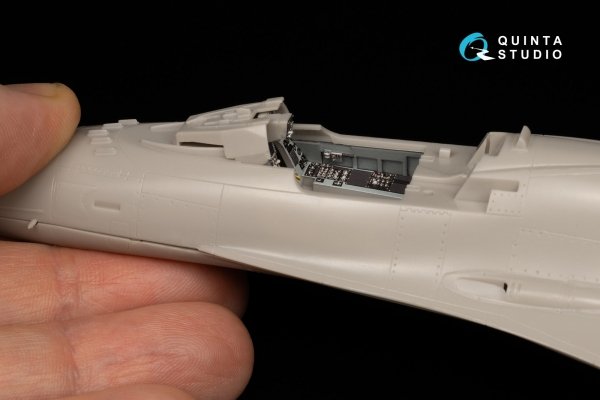 Quinta Studio QDS-48012 Mitsubishi F-2A 3D-Printed coloured Interior on decal paper (Hasegawa) (small version) 1/48