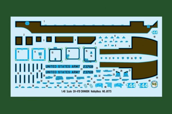 Hobby Boss 81773 CH-47D CHINOOK 1/48