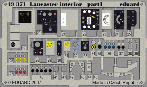 Eduard 49371 Lancaster interior 1/48 Tamiya