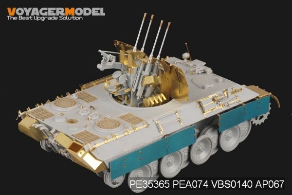 Voyager Model PE35365 WWII German Flak Panther Ausf D /w Flak 38 For DRAGON 6626 1/35