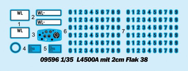 Trumpeter 09596 L4500A mit 2cm Flak 38 1/35