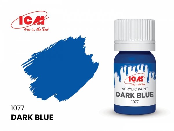 ICM 3091 Acrylic Paints Set for WWII French Infantry 6x12ml