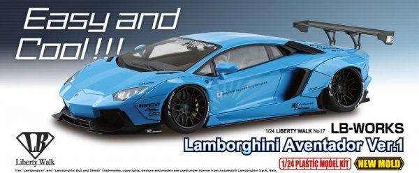 Aoshima 05989 LB-WORKS Lamborghini Aventador Ver.1 1/24