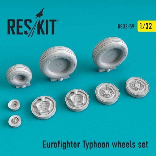 RESKIT RS32-0059 Eurofighter Typhoon wheels set 1/32