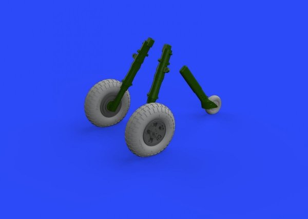 Eduard 632128 Spitfire Mk. IX wheels 5spoke w/ pattern TAMIYA 1/32
