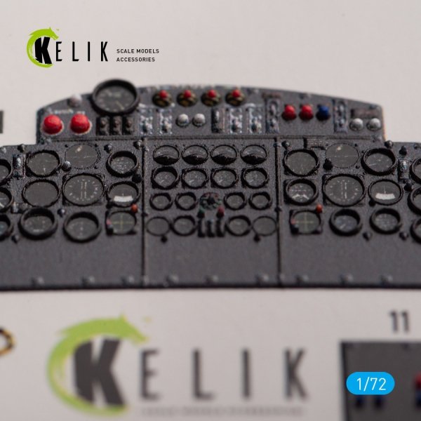 KELIK K72148 Vickers Valiant B(PR)K.1 front cockpit - interior 3D decals for Airfix kit 1/72