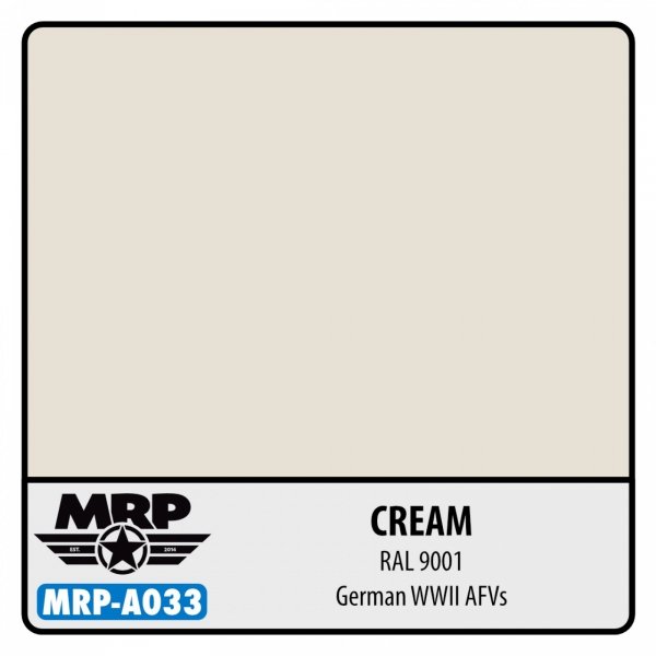 Mr. Paint MRP-A033 Cream (RAL 9001) - aqua colors - 17ml