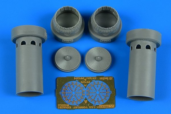 Aires 7373 F-14A Tomcat exhaust nozzles - opened position 1/72 ACADEMY