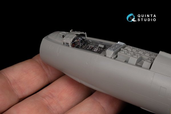 Quinta Studio QD48200 F-104J 3D-Printed &amp; coloured Interior on decal paper (for Kinetic ) 1/48