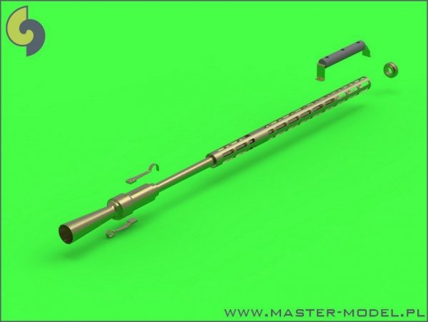 Master GM-35-009 KPV - Russian 14,5mm heavy machine gun - elongated cooling slots - used on ZPU-1/2/4 anti-aircraft systems (1pc) (1:35)