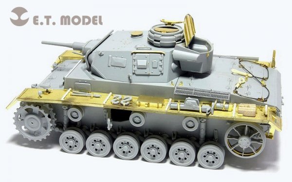 E.T. Model E35-030 WWII German Pz.Kpfw.III Ausf.J Basic (For DRAGON 6463/6394) (1:35)
