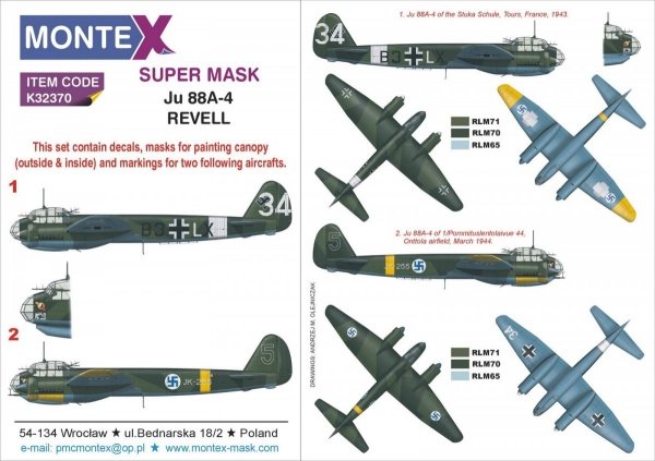Montex K32370 Ju-88A-4 1/32