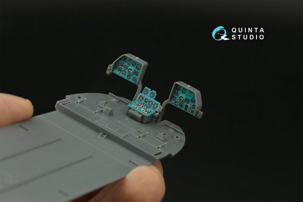 Quinta Studio QD48380 Mi-8MT 3D-Printed &amp; coloured Interior on decal paper (AMK) 1/48